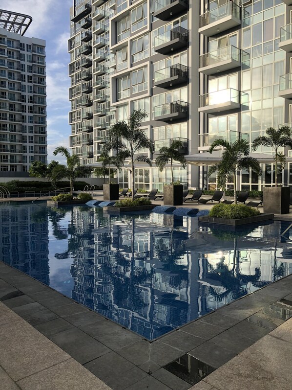 Outdoor pool, a lap pool