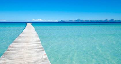 Schönes Einfamilienhaus mit Garten vor Alcudia Strand, WIFI, AC