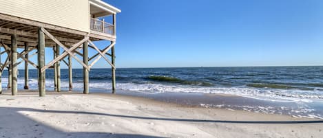 On the beach