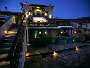 Front of property – evening/night