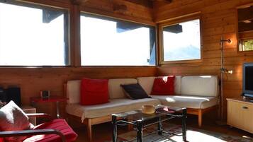 Fernseher, Kamin