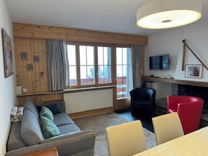 TV, fireplace, DVD player