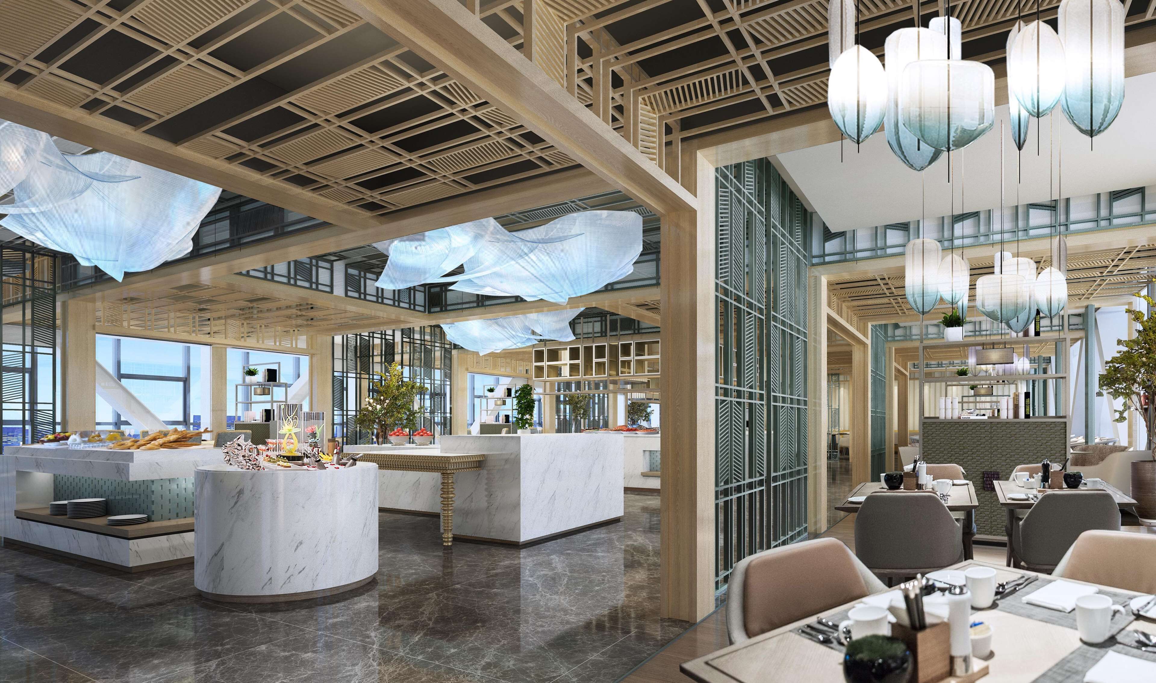 2 restaurants servant le petit déjeuner, spécialités Cuisine chinoise