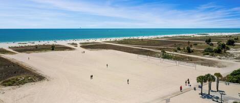 Accommodatie ligt op het strand