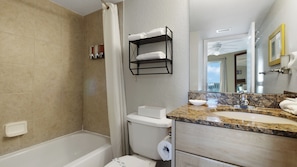 Hair dryer, towels
