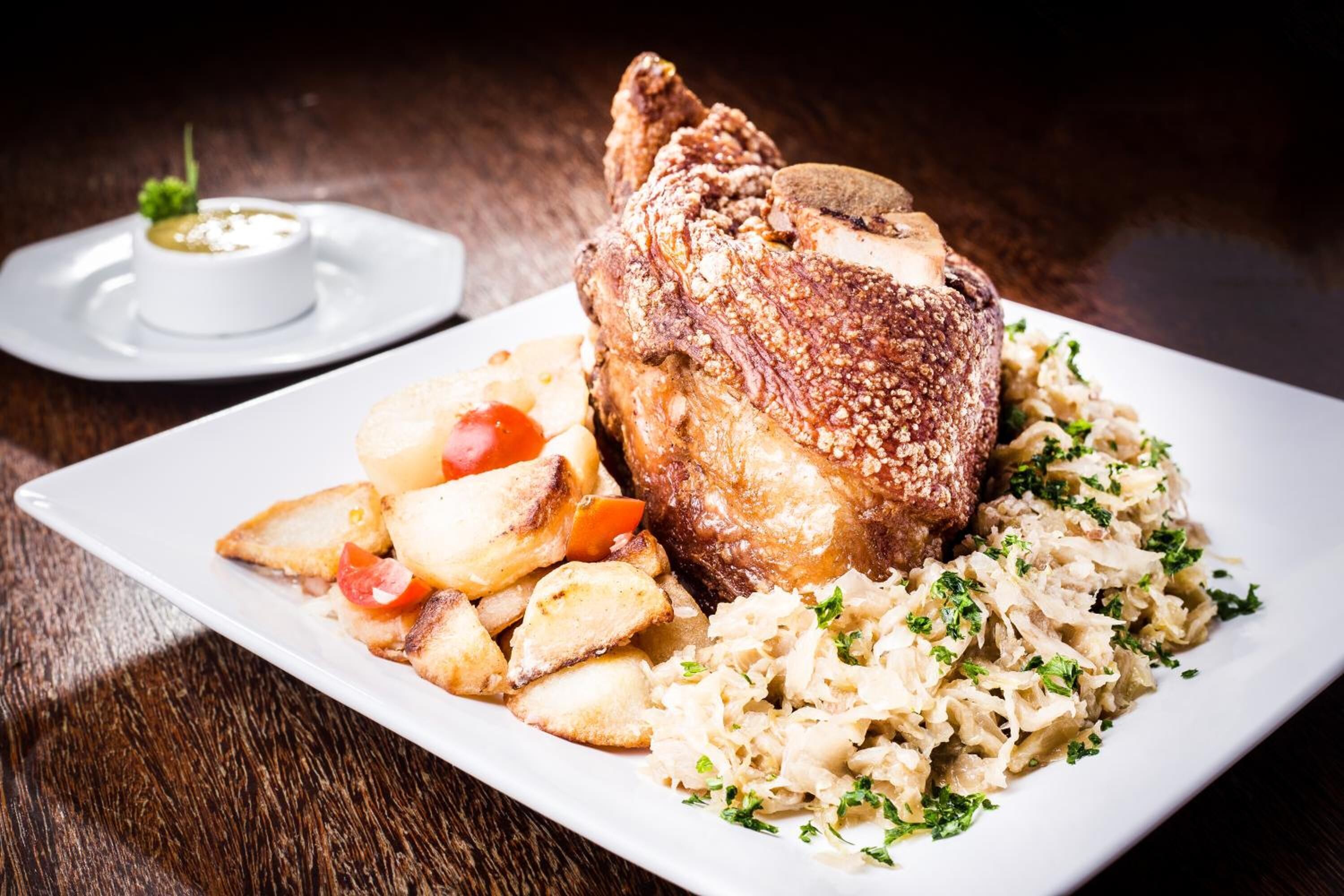 breakfast, lunch and dinner served