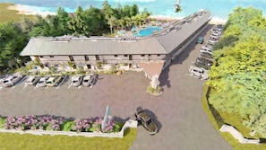 Apartment | Aerial view - Gulf View Suite 211 Apartment 1 (Holmes Beach)