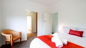4 bedrooms, travel cot, free WiFi, bed sheets