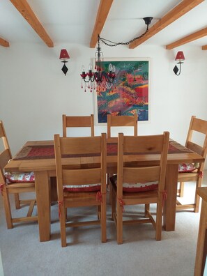 Dining - Character Cottage With Pretty, Secluded Garden (St Teath)