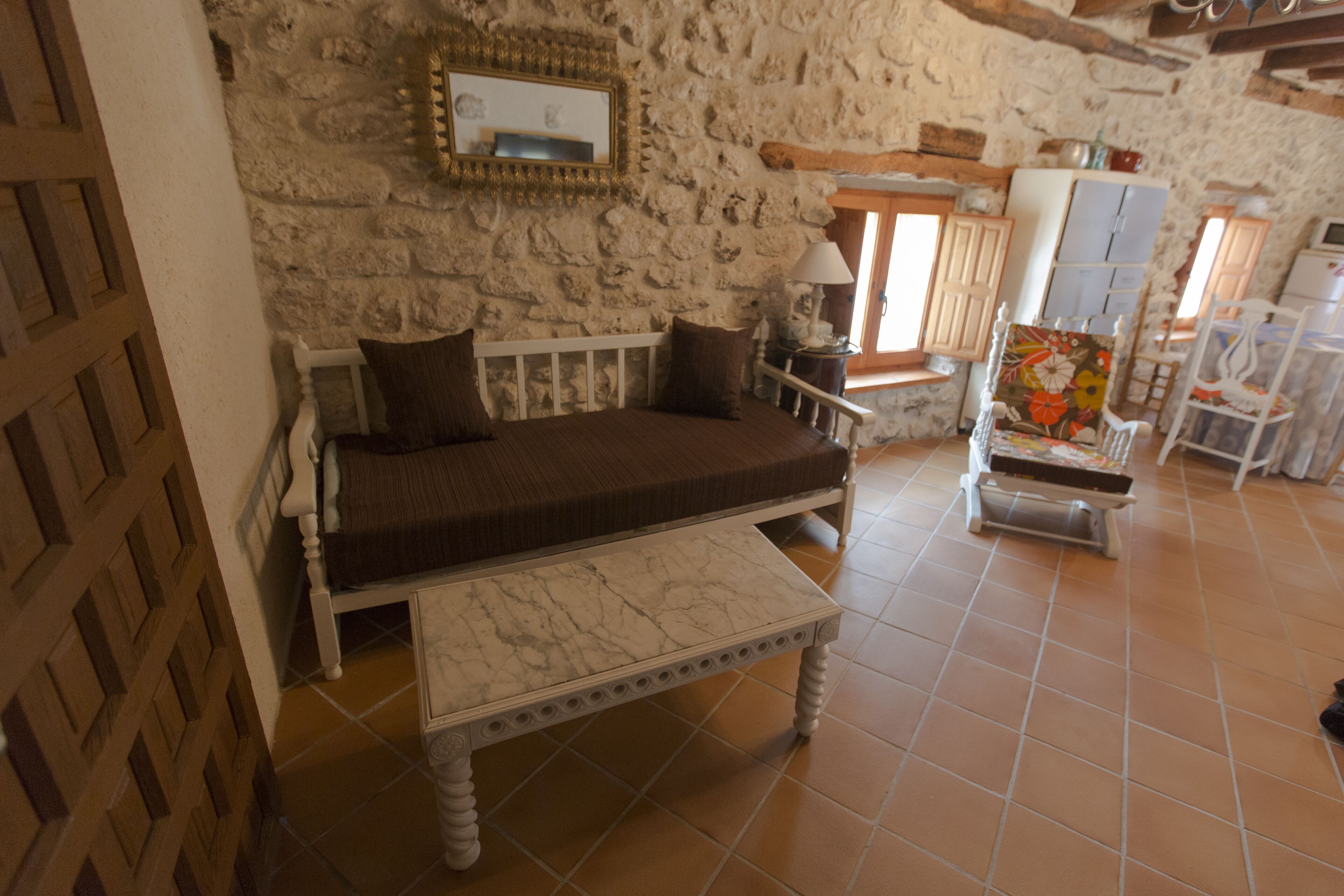 Télévision, cheminée