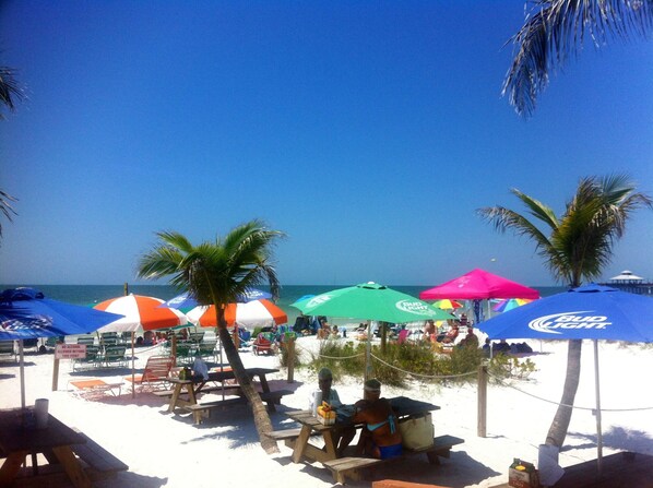 Beach nearby, beach towels