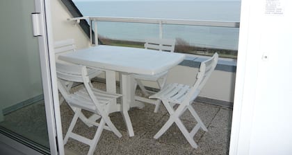 Apartment mit Zugang und einen atemberaubenden Blick auf das Meer 