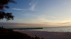 Sun loungers, beach towels