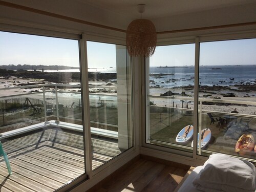 Villa Wifi Kajaks Stand Up Paddle Hunde ok „Füße im Wasser“ in Portsall