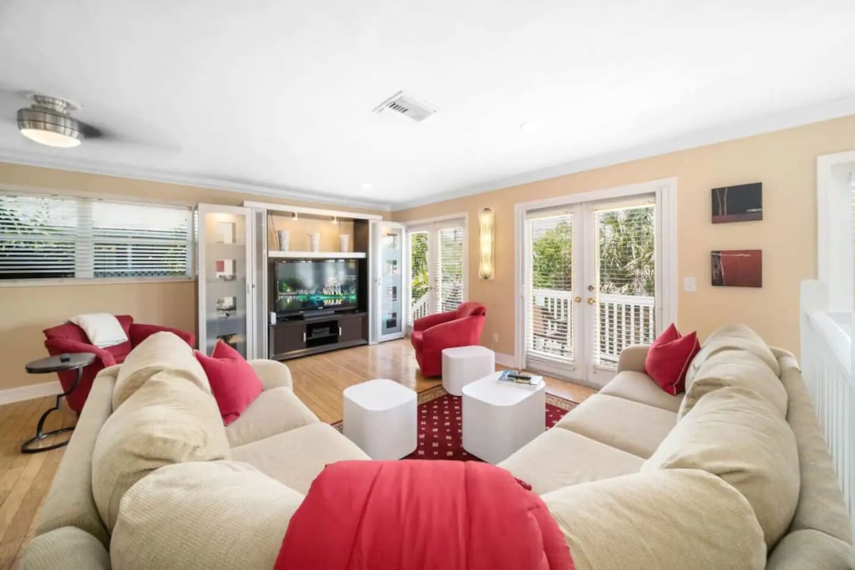 Photo 16 of 3BED 3BATH Tropical Paradise WATERFRONT POOL HOUSE On Canal 1 mile to the BEACH!