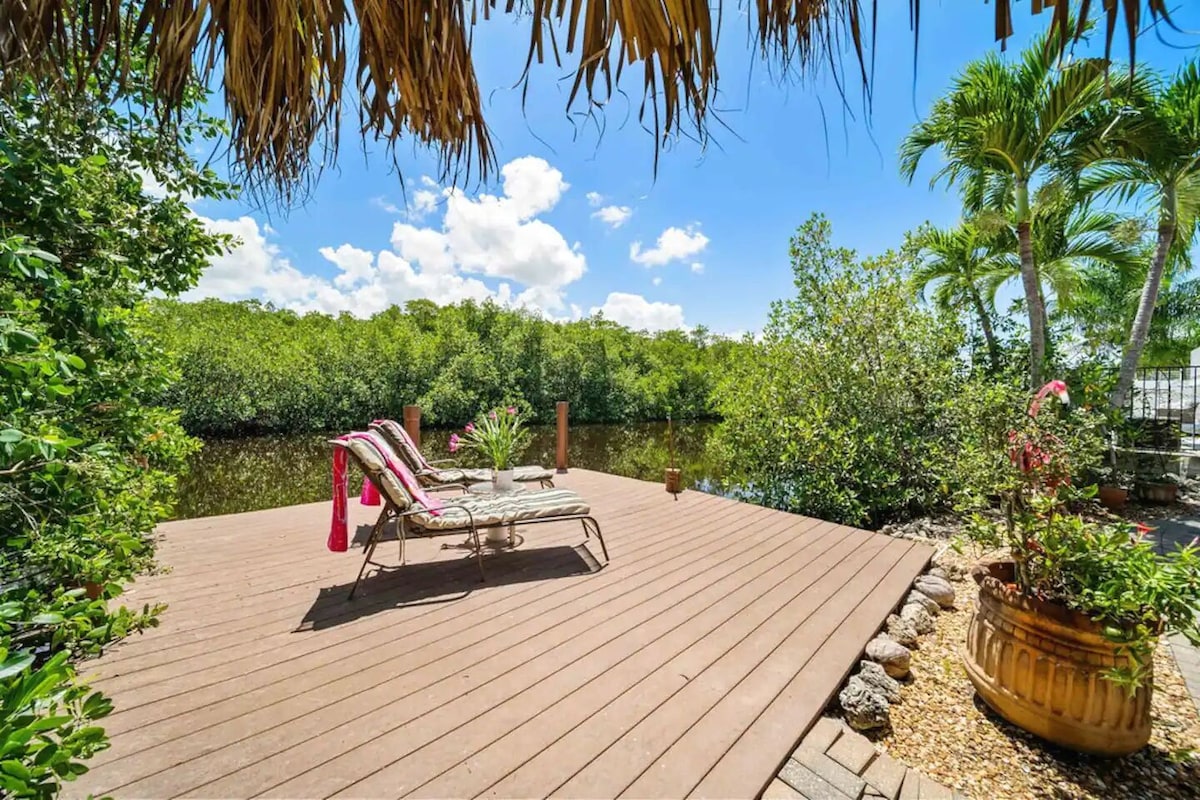 Photo 45 of 3BED 3BATH Tropical Paradise WATERFRONT POOL HOUSE On Canal 1 mile to the BEACH!