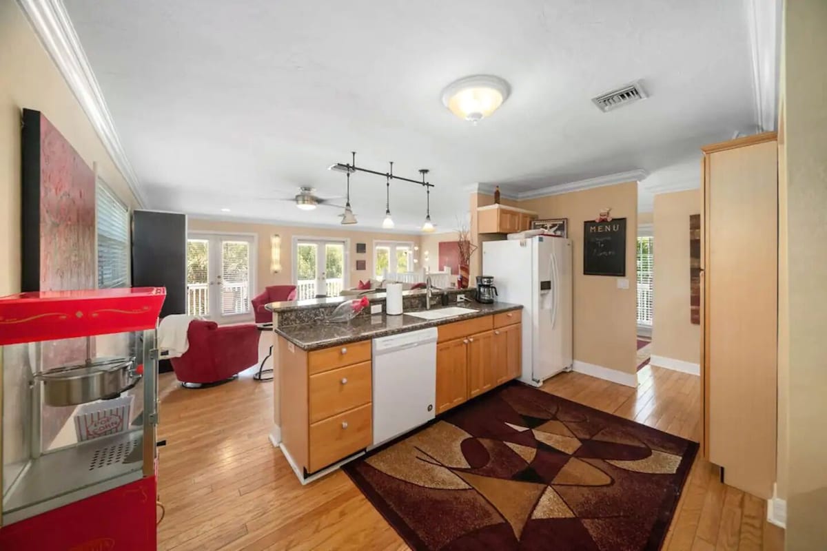Photo 20 of 3BED 3BATH Tropical Paradise WATERFRONT POOL HOUSE On Canal 1 mile to the BEACH!