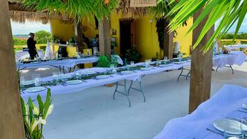 Udendørs banketområde