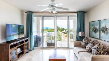 Una Smart TV, libros