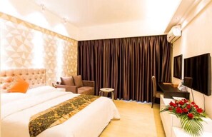 城景單人房 | 書桌、遮光窗簾/窗簾、免費 Wi-Fi