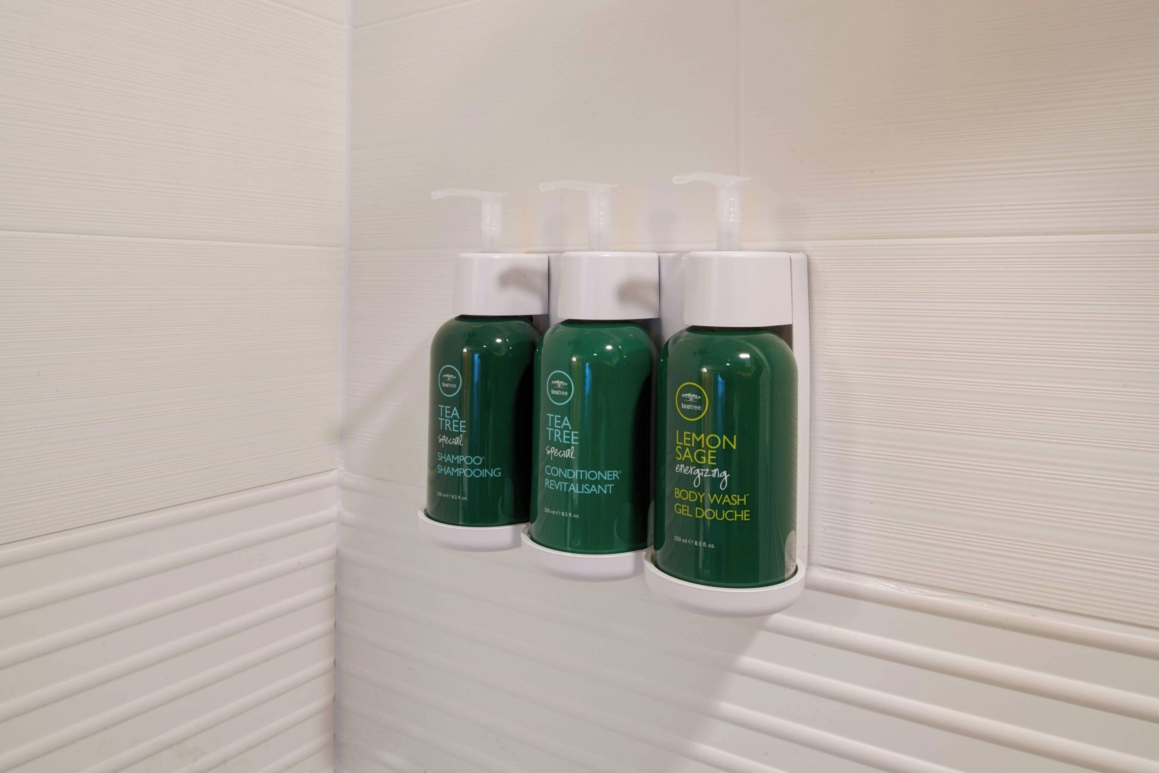 free toiletries, hair dryer, towels