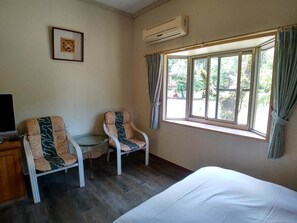 家庭木屋, 2 张大床, 无烟房 | 迷你吧、办公桌、免费 WiFi、床单