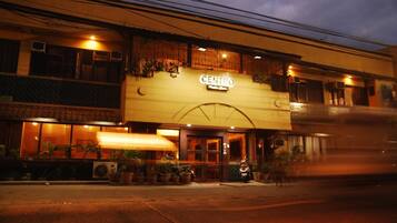 Front of property - evening/night