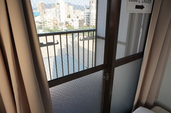 Studio Apartment, Balcony (701) | View from room - CUBIC.30 (Hiroshima)