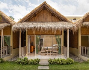 Grand tweepersoonskamer, 1 kingsize bed | Terras