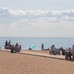 Perto da praia, bar na praia