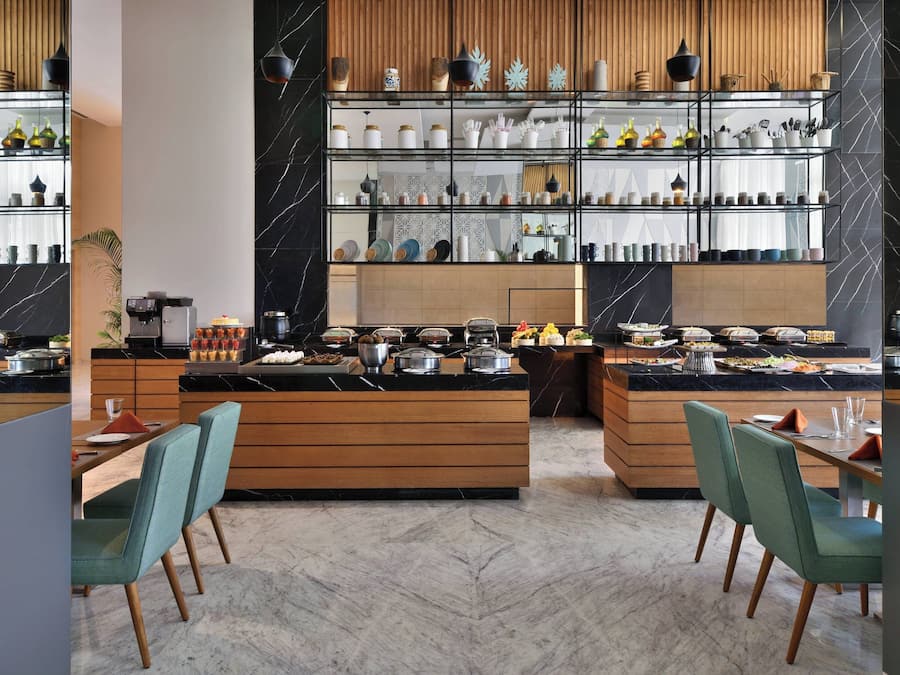 Mini-fridge, coffee/tea maker, electric kettle