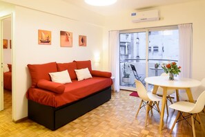 Family Apartment, Multiple Beds, Non Smoking, City View | Living area - Avenida de Mayo By Foreign In Baires (Buenos Aires)