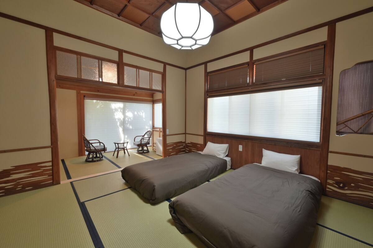 Basic Room, Non Smoking, Bathtub (Japanese Style) | Wi-fi percuma, cadar katil