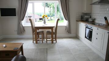 Cottage, 1 Bedroom (Silver Birch) | Living area | 34-inch flat-screen TV with digital channels, TV, DVD player