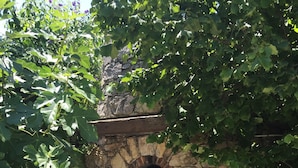 A stone-built structure with a small arched opening, surrounded by lush green foliage. - Beautiful ground floor villa with swimming pool, Le Pradet (Var)   (Le Pradet)
