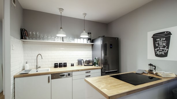 Unclassified image, 1 of 32, button - Powiśle Riverside Apartment (Warsaw)
