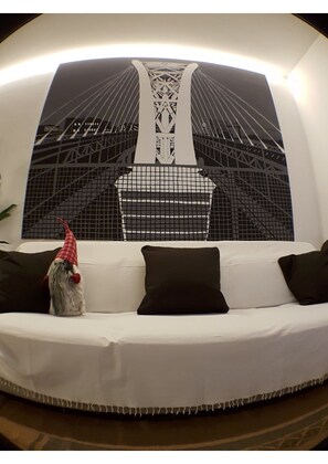 Coin salon dans le hall