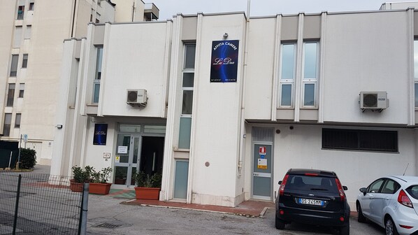 Fassade der Unterkunft