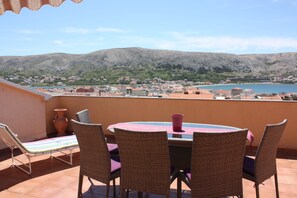 Apartment, 1 Bedroom, Terrace (A2+2 Second Floor) | Balcony - Apartments Kaja (Pag)