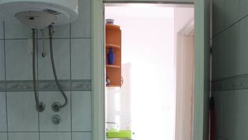 Apartment, 1 Bedroom (A2+1 Blue) | Bathroom | Shower, towels