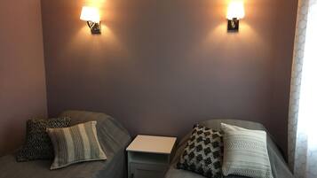 1 chambre, literie de qualité supérieure, décoration personnalisée