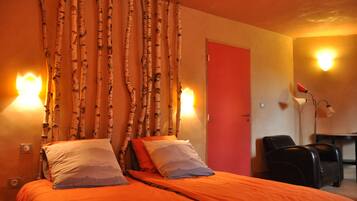 Chambre Double (Les Bouleaux) | Literie de qualité supérieure, décoration personnalisée