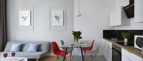 Appartement, 2 chambres (Al. Jerozolimskie 23) | 3 chambres, fer et planche Ă repasser, Wi-Fi gratuit, draps fournis