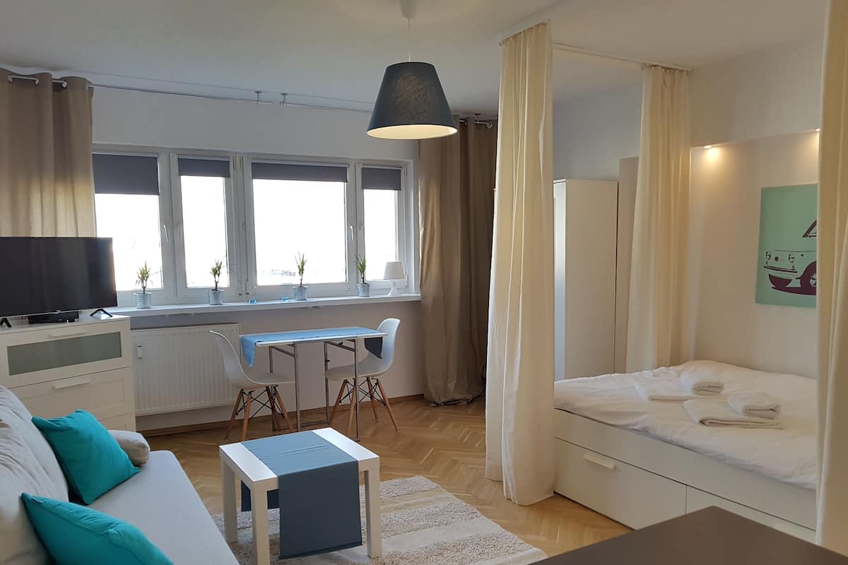 Appartamento (Ul. Chmielna 116/118) | Area soggiorno | TV