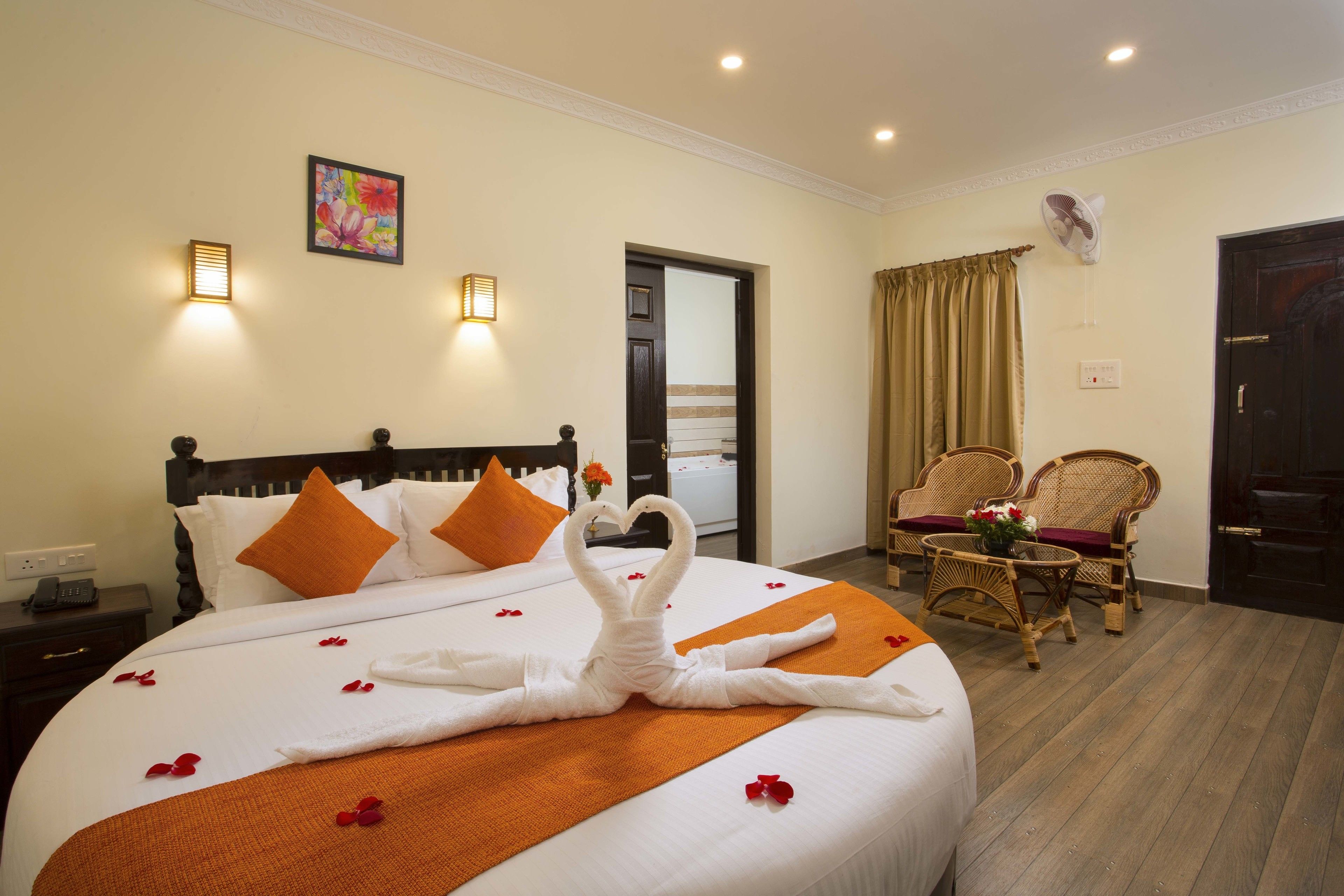 总统别墅, 1 张特大床, 浴缸, 花园景观 | 1 多间卧室、客房内保险箱、特色装修、特色家居