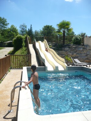Waterslide - Camping Les Charmes (Saint-Andre-d'Allas)