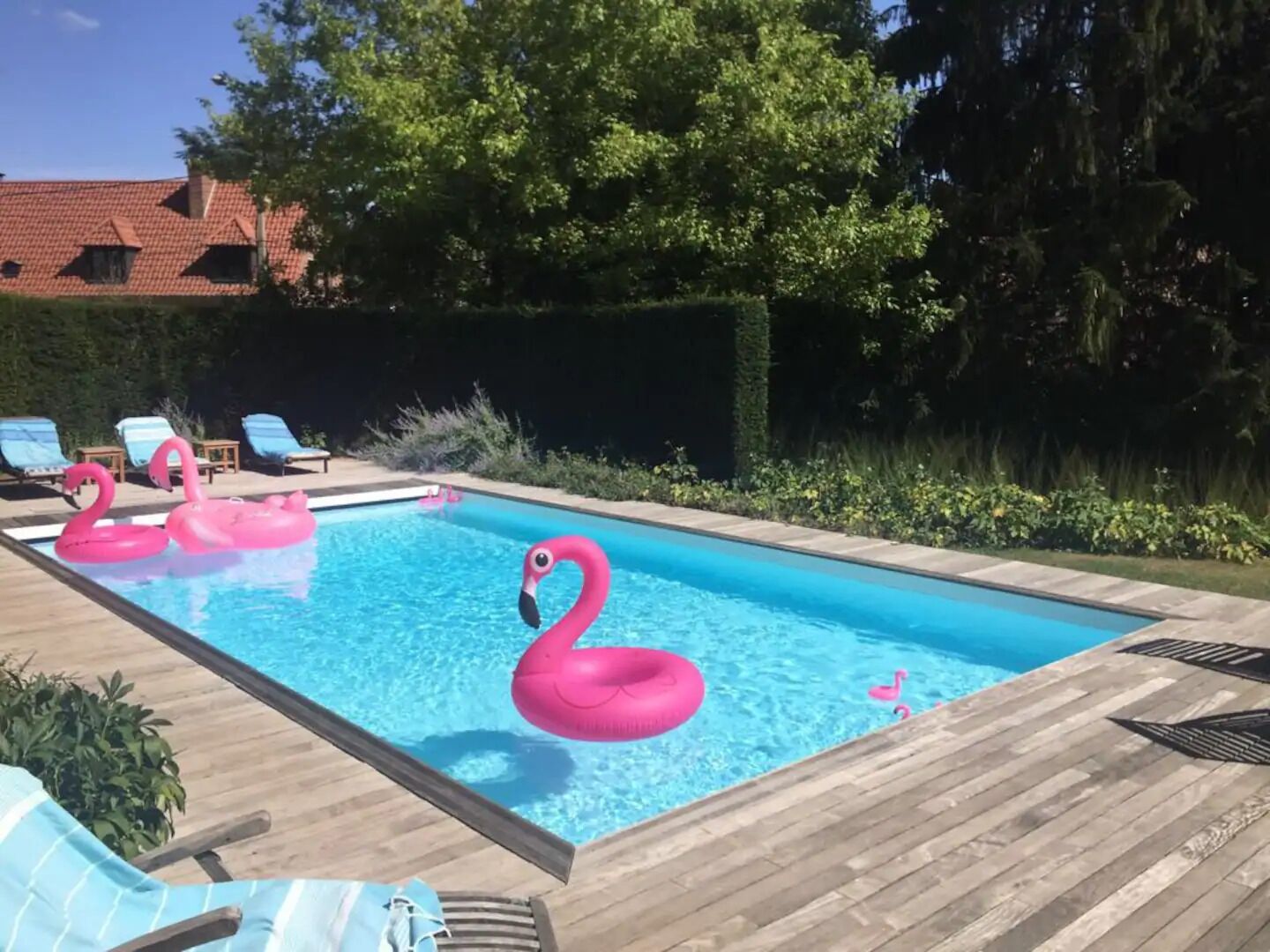 Seasonal outdoor pool