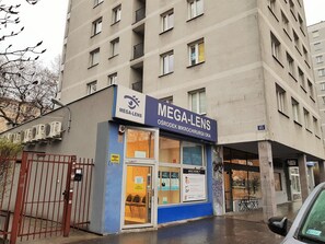 Majoituspaikan julkisivu