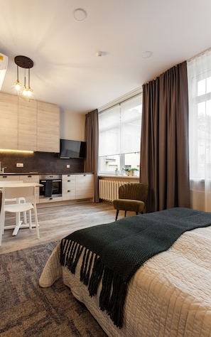 Apartment, 1 Double Bed, Non Smoking | Living room