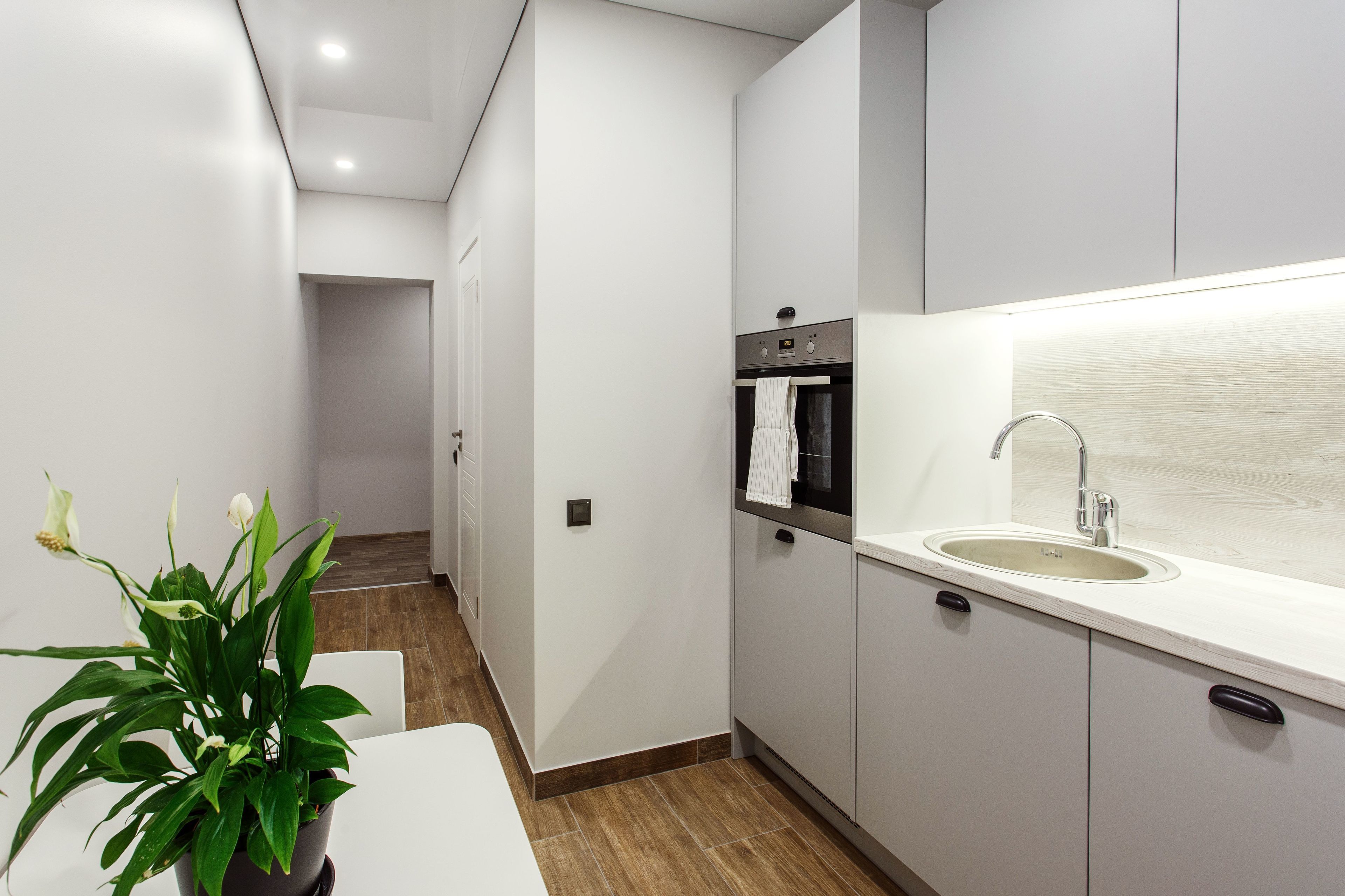 Refrigerador, horno, placa de cocina, lavavajillas